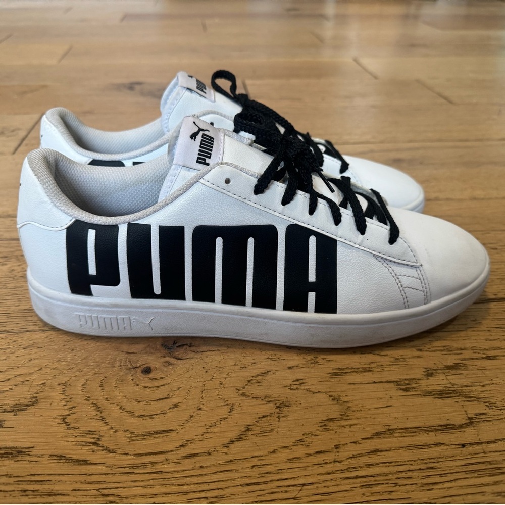 Puma White and Black Sneakers Men’s Sz 12